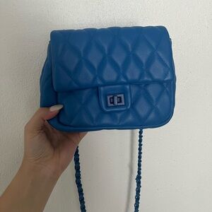 Bright Blue Small Crossbody Bag